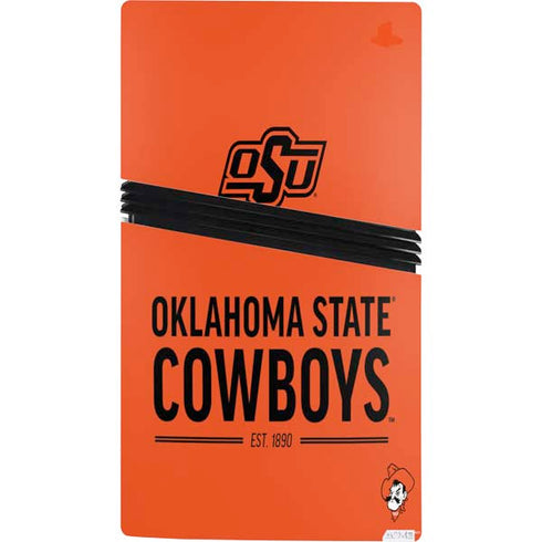 Oklahoma State University OK Cowboys Est 1890 PS5 Pro Console Skin
