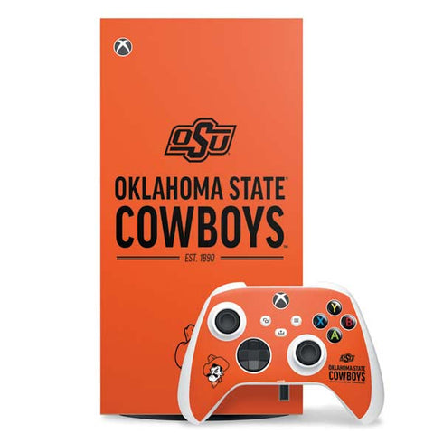 Oklahoma State University OK Cowboys Est 1890 Xbox Series X Skins