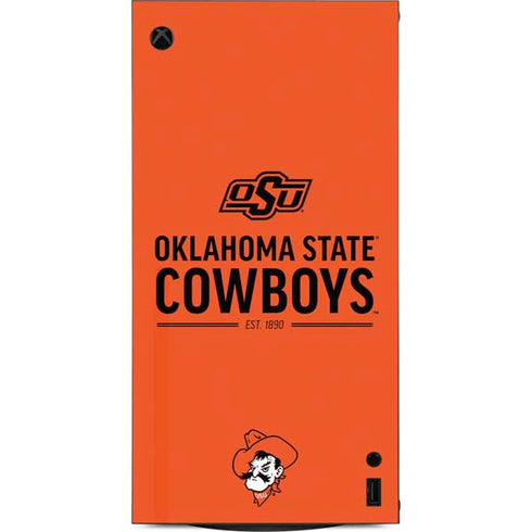 Oklahoma State University OK Cowboys Est 1890 XBox Series X Digital Edition Console Skin