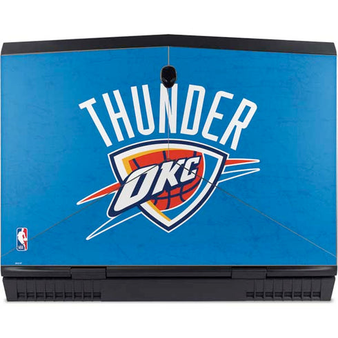 NBA OKC Thunder Distressed Dell Alienware Skin