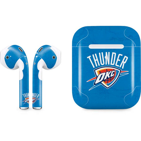NBA OKC Thunder Distressed Apple AirPods 2 Skin
