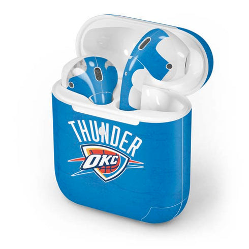 NBA OKC Thunder Distressed Apple AirPods 2 Skin