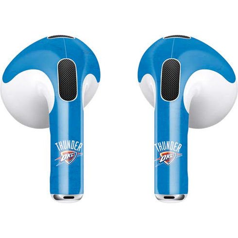 NBA OKC Thunder Distressed Apple AirPods (3rd Gen 2021) Skin