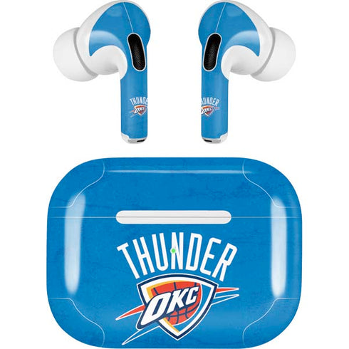 NBA OKC Thunder Distressed Apple AirPods Pro Skin