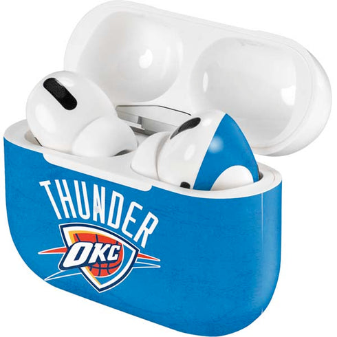NBA OKC Thunder Distressed Apple AirPods Pro Skin