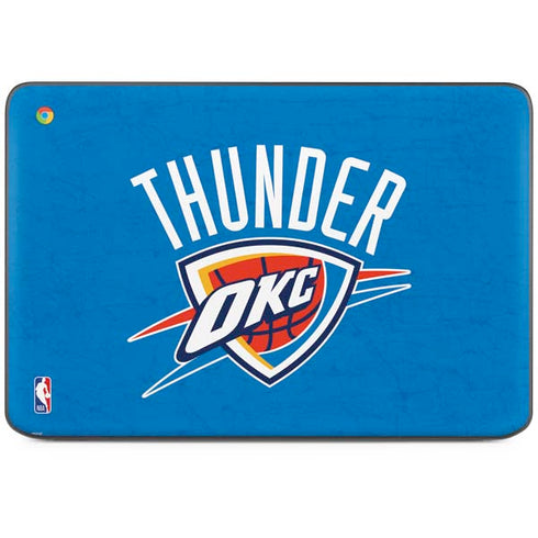 NBA OKC Thunder Distressed HP Chromebook Skin