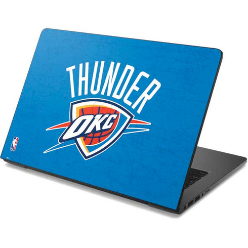 NBA OKC Thunder Distressed Dell Chromebook Skin