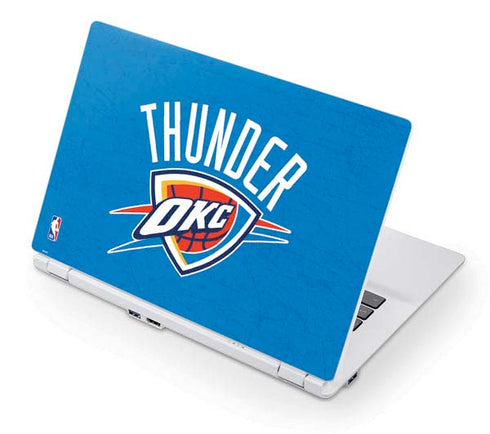 NBA OKC Thunder Distressed Acer Chromebook Skin