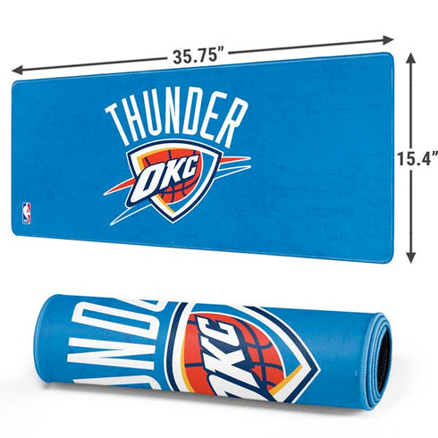 NBA OKC Thunder Distressed Gaming Mouse Pad