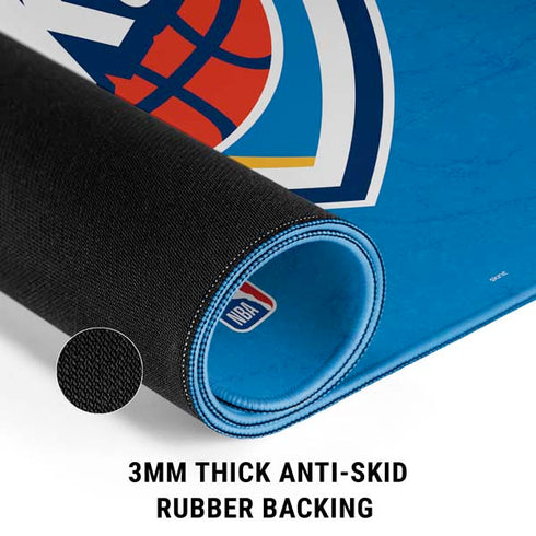 NBA OKC Thunder Distressed Gaming Mouse Pad