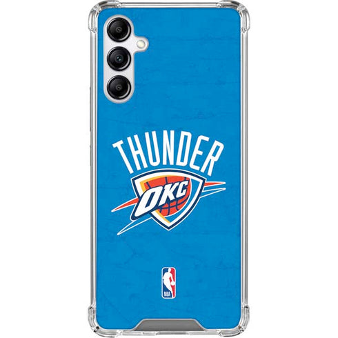 NBA OKC Thunder Distressed Gabb Phone 4 Clear Case