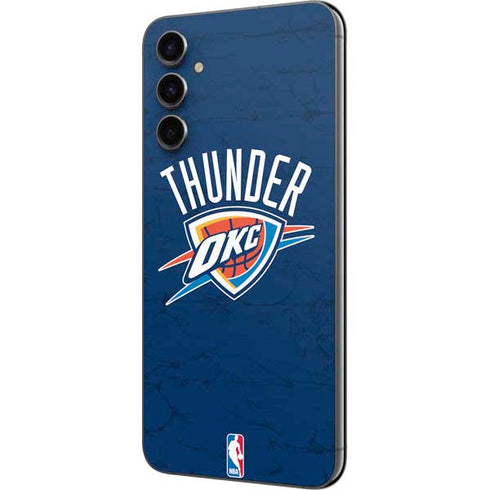 NBA OKC Thunder Distressed Galaxy A14 5G Skin