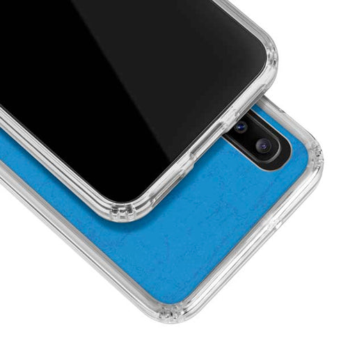 NBA OKC Thunder Distressed Galaxy A20 Clear Case