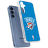 NBA OKC Thunder Distressed Galaxy A35 5G Clear Case