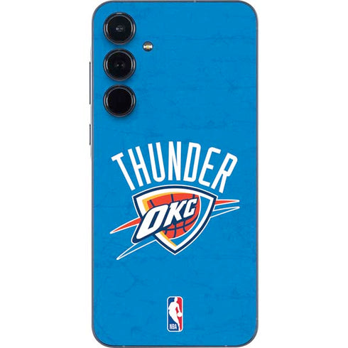NBA OKC Thunder Distressed Galaxy A35 5G Skin