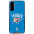 NBA OKC Thunder Distressed Galaxy A36 5G Clear Case