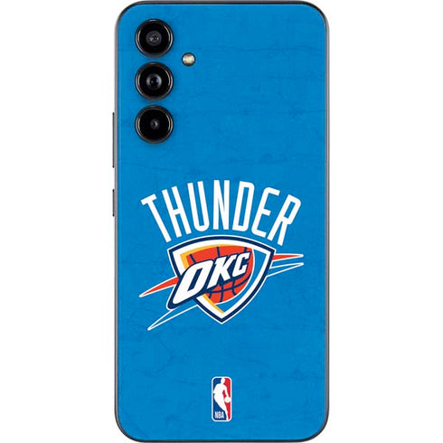 NBA OKC Thunder Distressed Galaxy A54 5G Skin