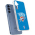 NBA OKC Thunder Distressed Galaxy A55 5G Clear Case