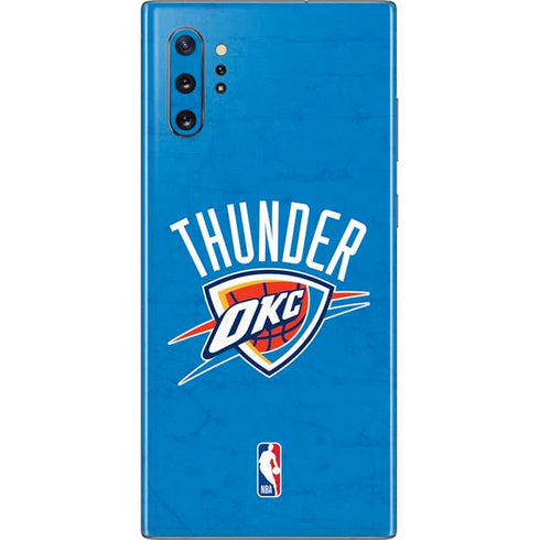 NBA OKC Thunder Distressed Galaxy Note 10 Plus Skin