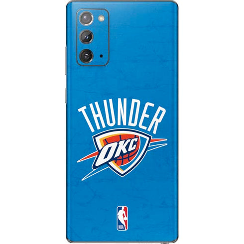 NBA OKC Thunder Distressed Galaxy Note20 5G Skin