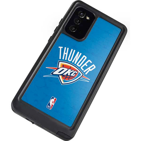 NBA OKC Thunder Distressed Galaxy Note20 5G Waterproof Case