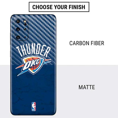 NBA OKC Thunder Distressed Galaxy S20 Plus Skin