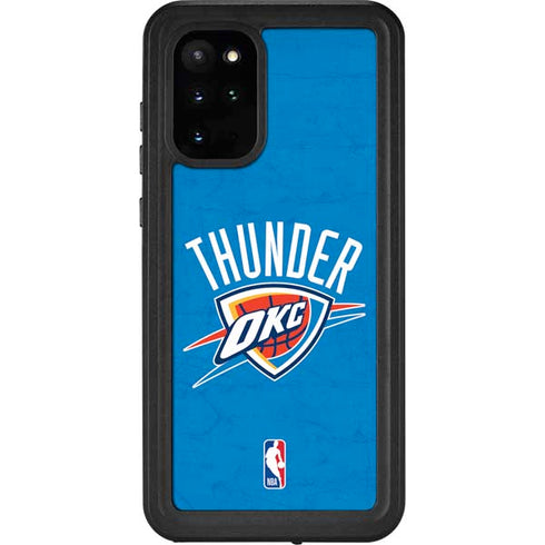 NBA OKC Thunder Distressed Galaxy S20 Plus Waterproof Case