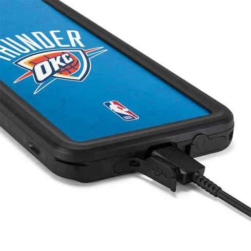 NBA OKC Thunder Distressed Galaxy S20 Plus Waterproof Case