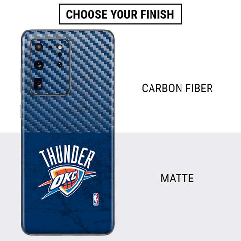 NBA OKC Thunder Distressed Galaxy S20 Ultra 5G Skin