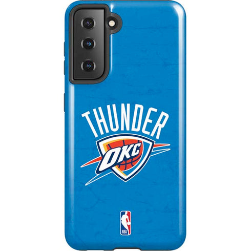 NBA OKC Thunder Distressed Galaxy S21 5G Pro Case