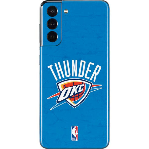 NBA OKC Thunder Distressed Galaxy S21 5G Skin