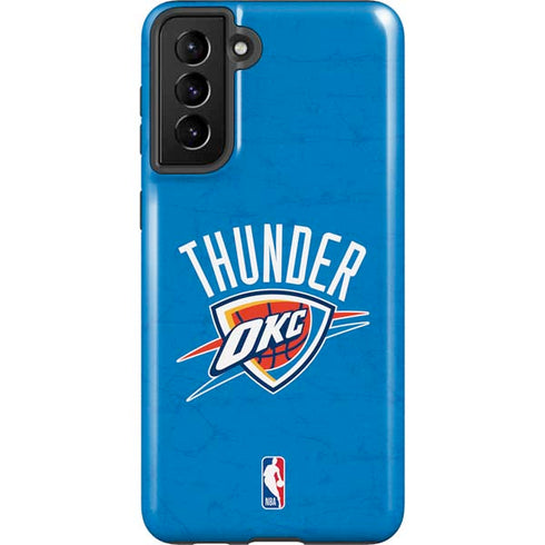 NBA OKC Thunder Distressed Galaxy S21 FE Pro Case