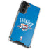NBA OKC Thunder Distressed Galaxy S21 Plus 5G Clear Case