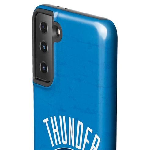 NBA OKC Thunder Distressed Galaxy S21 Plus 5G Pro Case