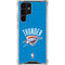 NBA OKC Thunder Distressed Galaxy S22 Ultra Clear Case