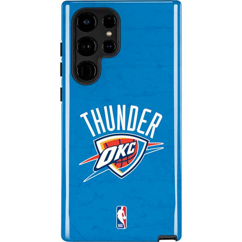 NBA OKC Thunder Distressed Galaxy S22 Ultra Pro Case