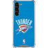 NBA OKC Thunder Distressed Galaxy S23 FE Clear Case