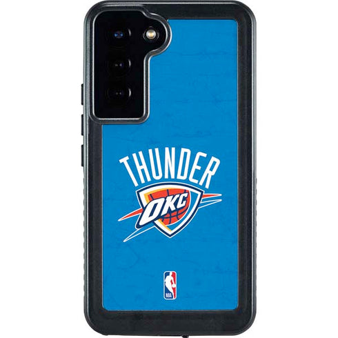 NBA OKC Thunder Distressed Galaxy S23 Plus Waterproof Case