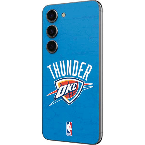 NBA OKC Thunder Distressed Galaxy S23 Skin