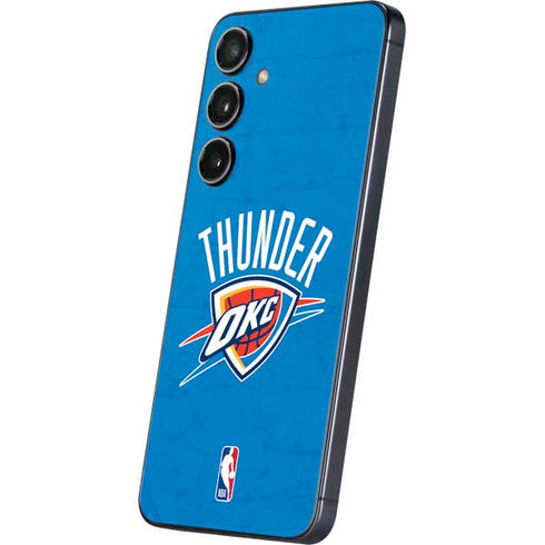 NBA OKC Thunder Distressed Galaxy S24 Plus Skin