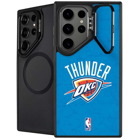 NBA OKC Thunder Distressed Galaxy S24 Ultra Kickstand Case