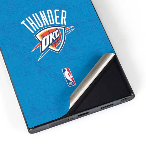 NBA OKC Thunder Distressed Galaxy S24 Ultra Skin