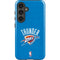 NBA OKC Thunder Distressed Galaxy S25 Impact Case