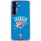 NBA OKC Thunder Distressed Galaxy S25 Plus Clear Case