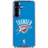 NBA OKC Thunder Distressed Galaxy S25 Plus Clear Case