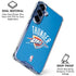 NBA OKC Thunder Distressed Galaxy S25 Plus Clear Case