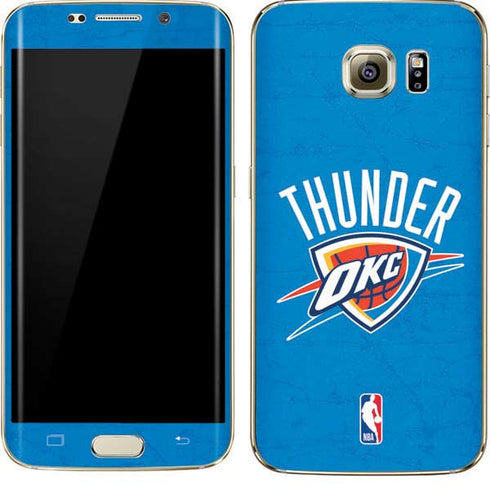 NBA OKC Thunder Distressed Galaxy S7 Edge Skin