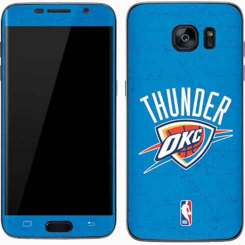 NBA OKC Thunder Distressed Galaxy S7 Skin