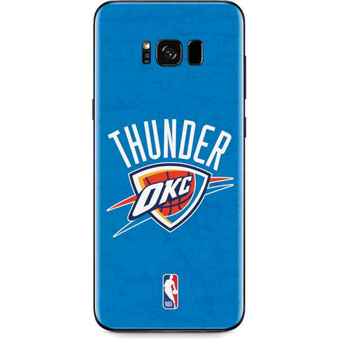 NBA OKC Thunder Distressed Galaxy S8 Skin