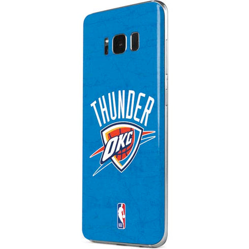 NBA OKC Thunder Distressed Galaxy S8 Skin